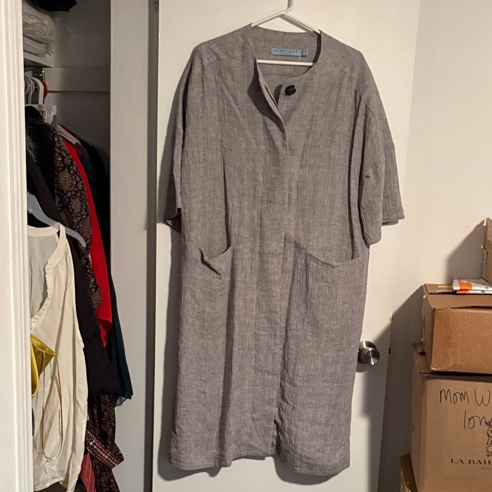 Gray Midi Dress